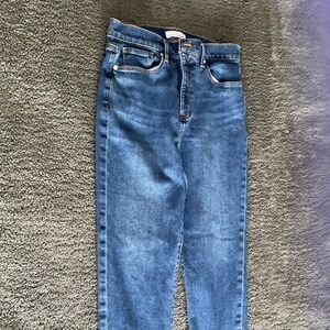 LOFT Women's Straight Leg Blue Jeans. The Slim size 29/8